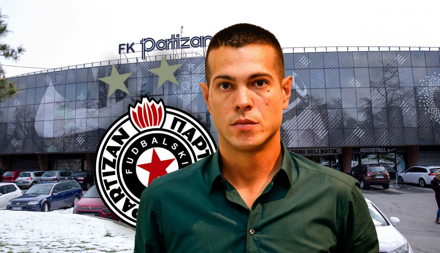 Lola Smiljanić na zagrevanju Čukaričkog u Humskoj