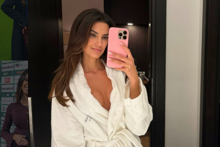 PORED NJE NIKOME NIJE BILO DO FUDBALA: Italijanska novinarka na derbiju pokazala telo za DESETKU! (FOTO)