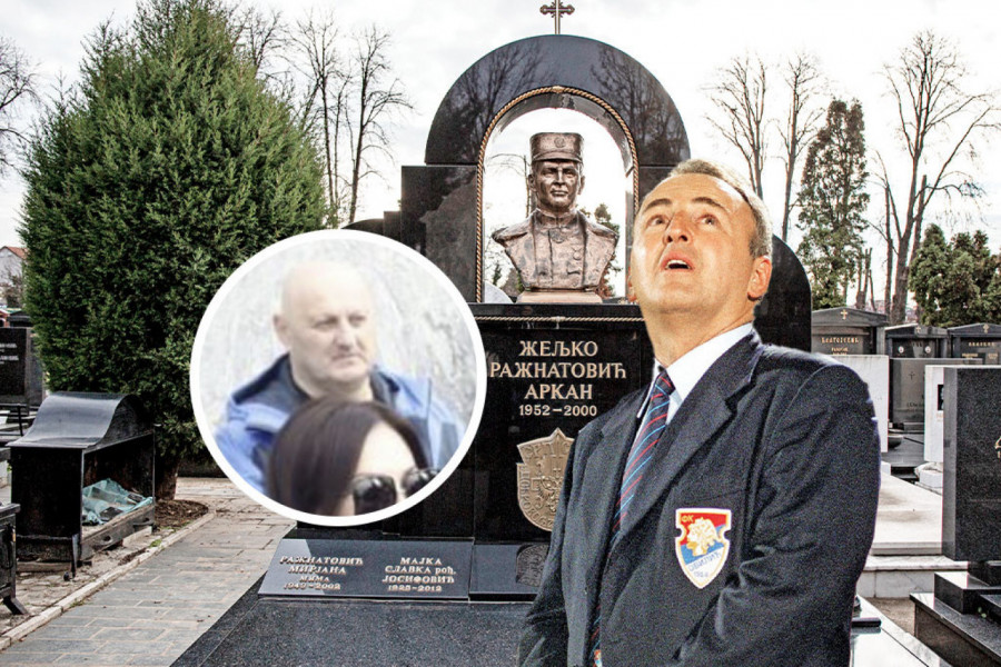 SAMO ON NIJE ZABORAVIO ARKANA: Jedan fudbaler Obilića došao na pomen Ražnatoviću (FOTO)