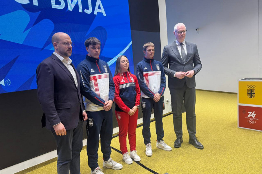 OLIMPIJCI, SREĆAN PUT: Predsednik OKS, Dejan Tomašević, pozdravio srpske predstavnike pred Zimske igre u Italiji! (FOTO, VIDEO)