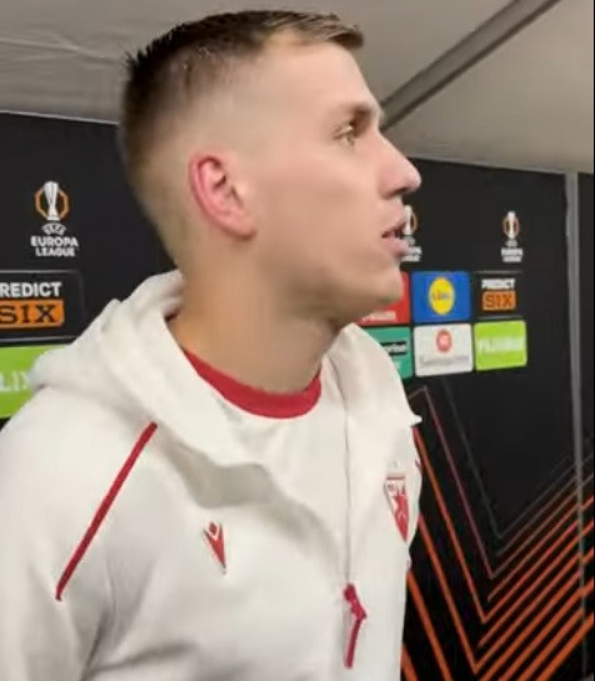 Vladimir Lučić nakon istorijske pobede Zvezde u Švedskoj