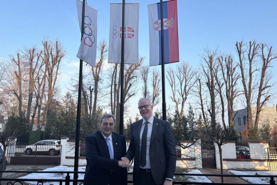 Predsednik OKS Dejan Tomašević ugostio predsednika Olimpijskog komiteta Grčke Isidorosa Kuvelosa! (FOTO-GALERIJA)