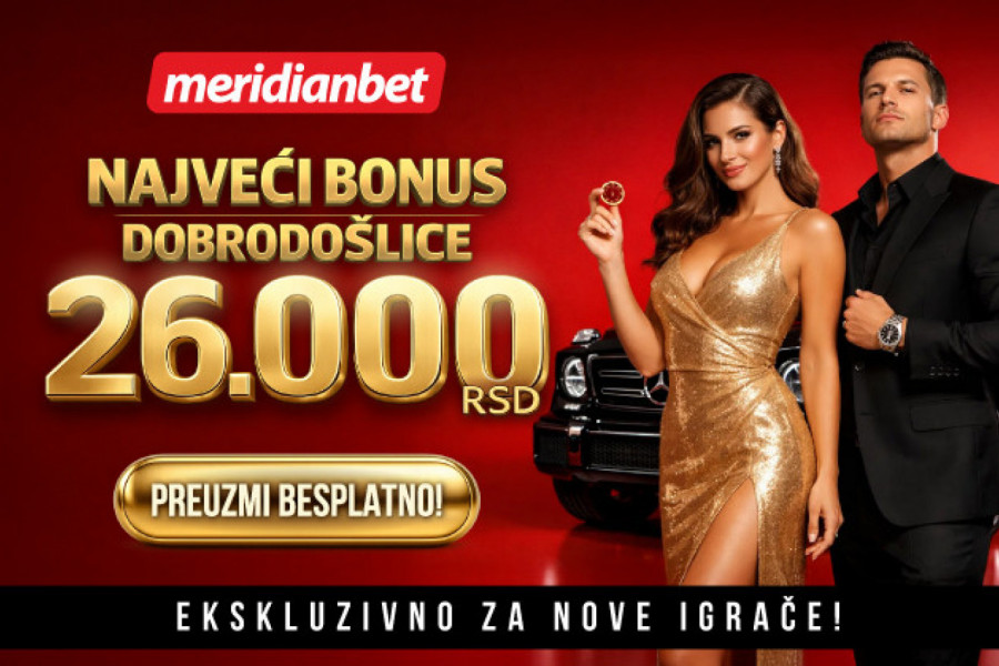 Prvi korak koji pravi razliku: Bonus dobrodošlice do 26.000 dinara