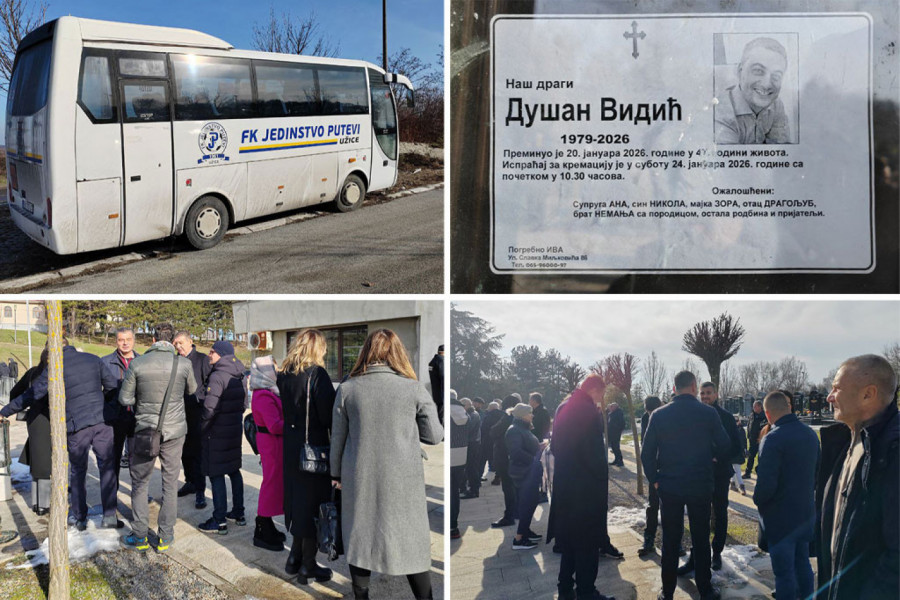 SAHRANA BRATA NEMANJE VIDIĆA: Fudbalska Srbija se okupila da oda poslednju počast pokojnom Dušanu! (FOTO-GALERIJA)