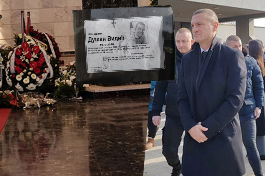 KREMIRAN BRAT NEMANJE VIDIĆA:  Fudbalska Srbija odala poslednju počast pokojnom Dušanu! (FOTO-GALERIJA)