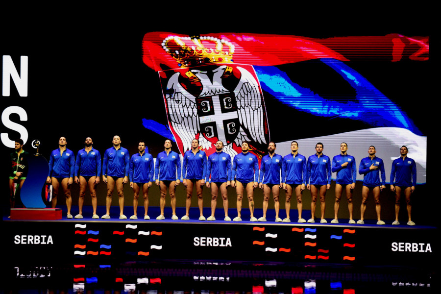 NAŠI ZLATNI MOMCI: Pogledajte dodelu medalja šampionima Evrope! (VIDEO)