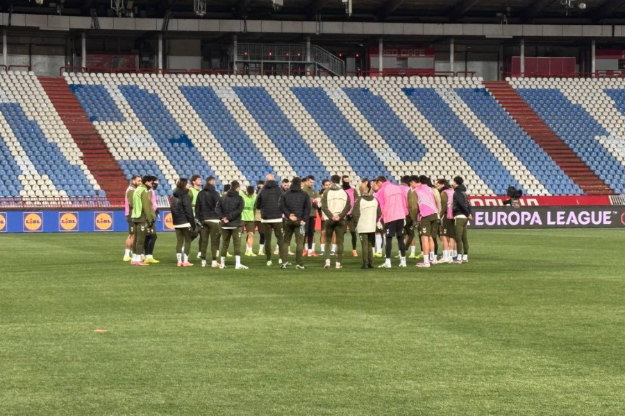 SELTA NAOŠTRENA MAKSIMALNO: Španci trenirali na Marakani - dobra atmosfera! (VIDEO)