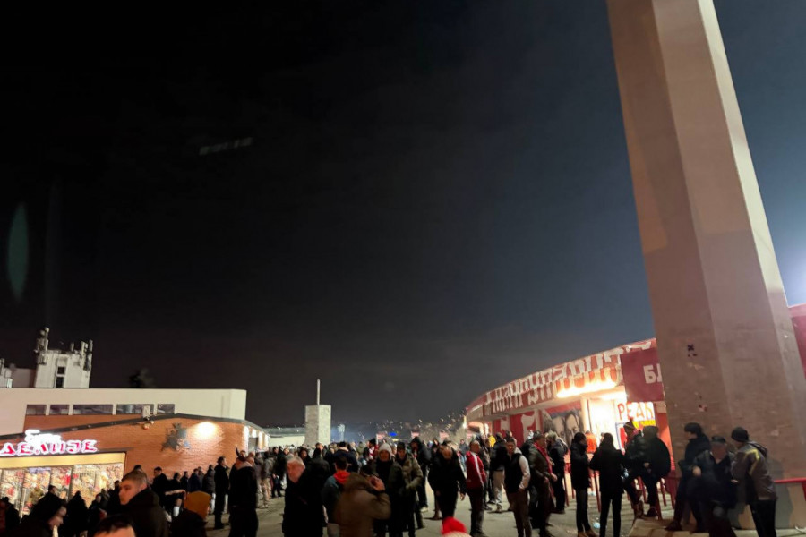 GOREĆE MARAKANA VEČERAS: Pogledajte atmosferu pred meč Zvezde i Selte (VIDEO)