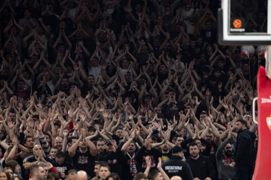 PROBIJANJE ZVUČNOG ZIDA: Delije priredile spektakl u Areni! Decibeli koji su "počistili" Hapoel (FOTO)