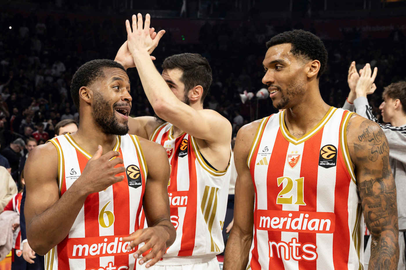 Trening košarkaša Crvene zvezde pred Makabi, atmosfera u ekipi sjajna