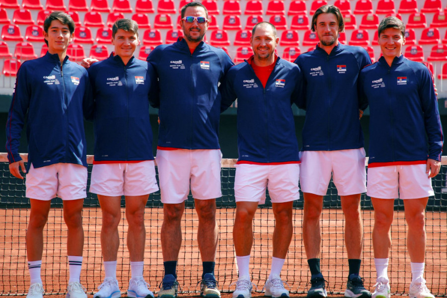 U BOJAMA SRPSKE ZASTAVE: Nova oprema naših tenisera u pohodu na vrhu Dejvis kupa (FOTO-GALERIJA)