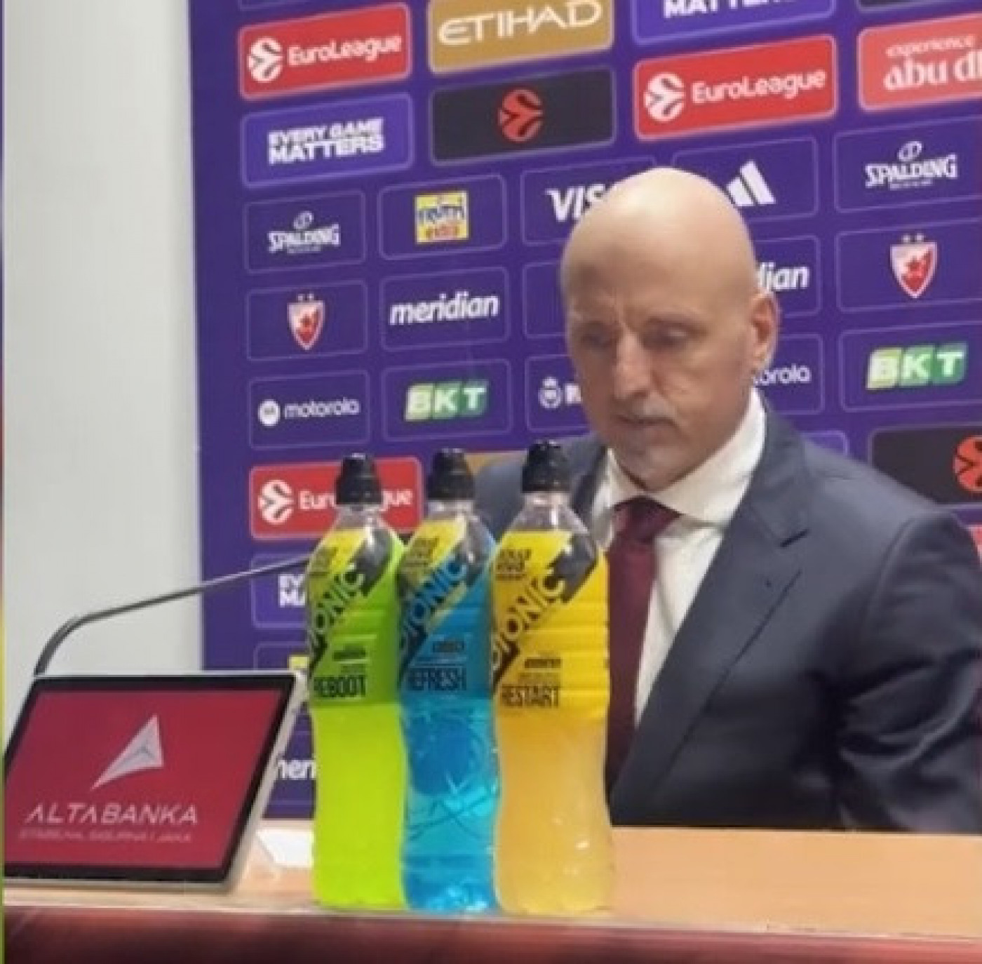 Saša Obradović nakon teškog poraza od Makabija