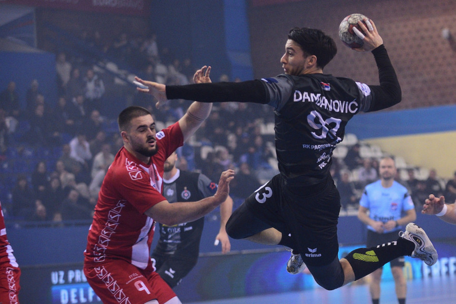 CRNO-BELA RAPSODIJA ZA KRAJ: Partizan održao čas rukometa večitom rivalu i potvrdio apsolutnu dominaciju!