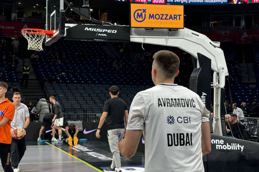 REPREZENTATIVAC SRBIJE JE NA PARKETU: Aleksa Avramović spreman za meč protiv Partizana! (VIDEO)