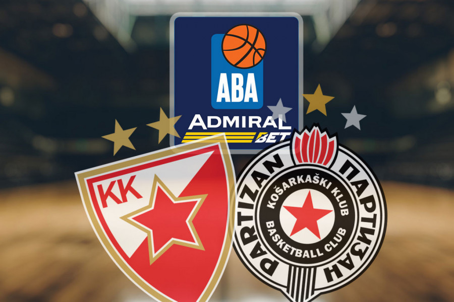 DELIJE I GROBARI U ČUDU: Evo ko je veći favorit za osvajanje ABA lige, Zvezda ili Partizan