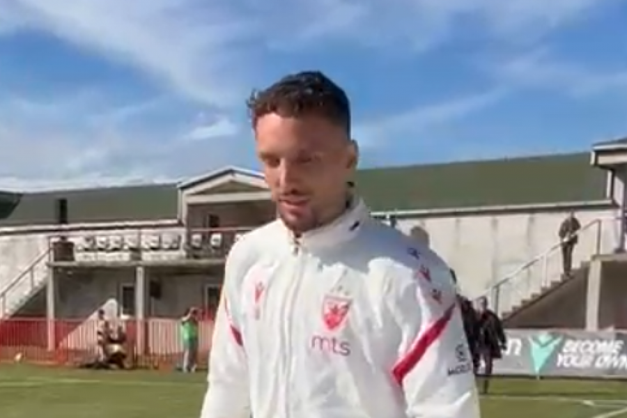 OVO SU DELIJE ČEKALE GODINAMA: Eraković ponovo u Zvezdinoj opremi na terenu! (VIDEO)