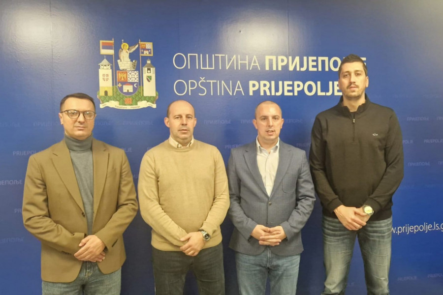 Generalni sekretar SSS Goran Marinković posetio Prijepolje - susreo se s predsednikom opštine Dragom Popadićem