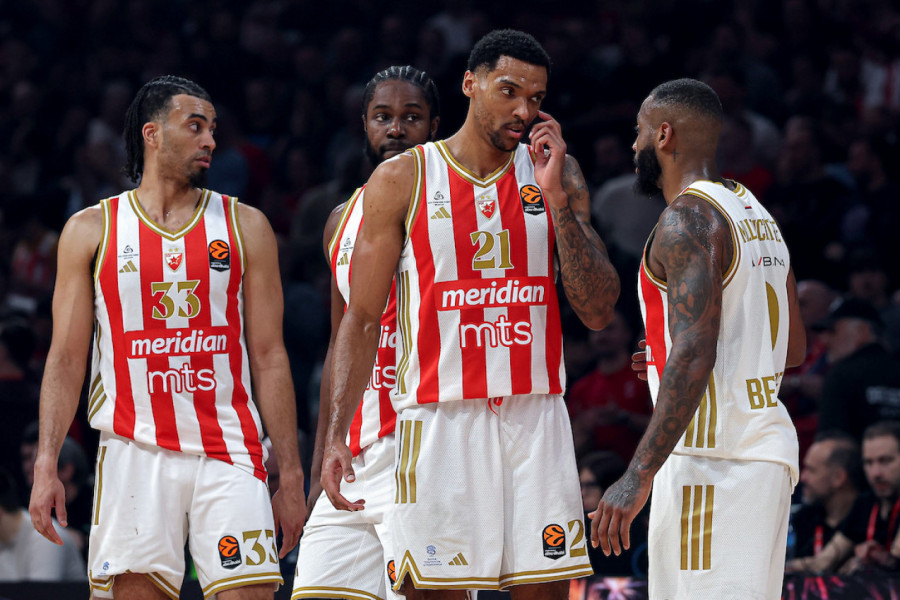 ZVEZDA OSTALA BEZ VELIKE PRILIKE: Evo gde su crveno-beli na tabeli Evrolige nakon poraza od Olimpijakosa!