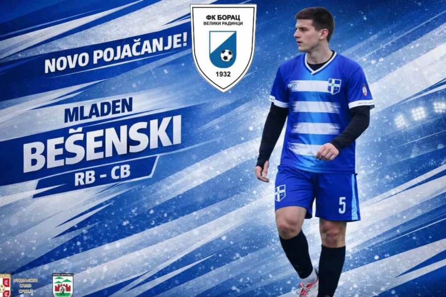 VELIKI RADINCI NASTAVLJAJU SA "BOMBAMA": Mladen Bešenski novo lice u plavo-belom dresu!