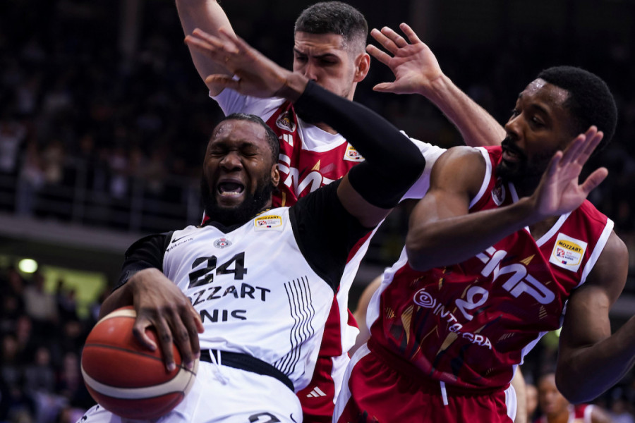 PARTIZAN DOMINIRA: Crno-beli konačno pronašli ritam - bori se FMP!