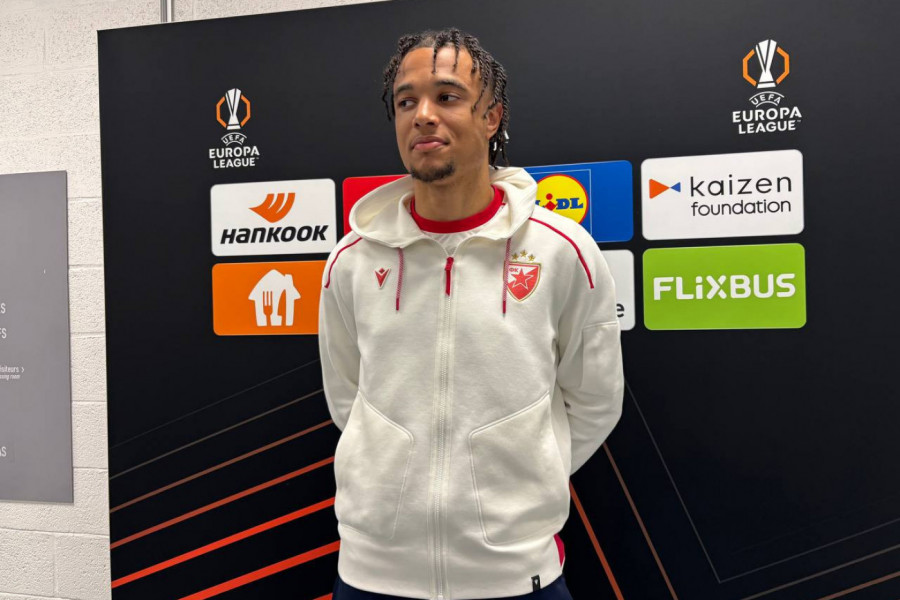 "VOLIM TO": Enem posle evropskog debija za Zvezdu odgovorio na pitanje Sportissima! (VIDEO)