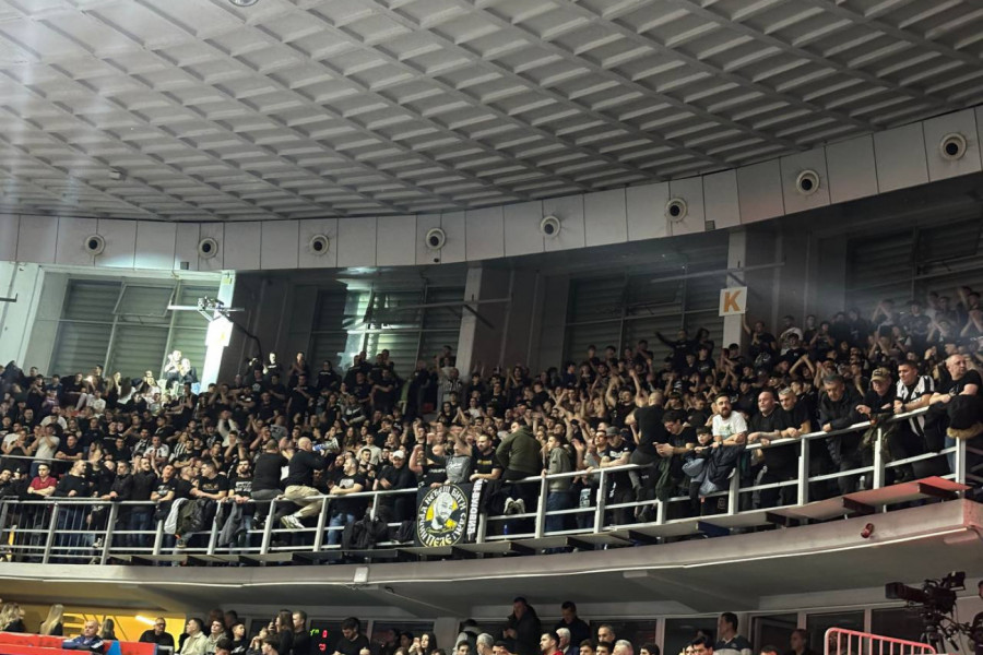CRNO-BELI "ČAIR": Grobari okupirali dvoranu, uz grmljavinu sa tribina Partizan napada finale Kupa! (VIDEO)