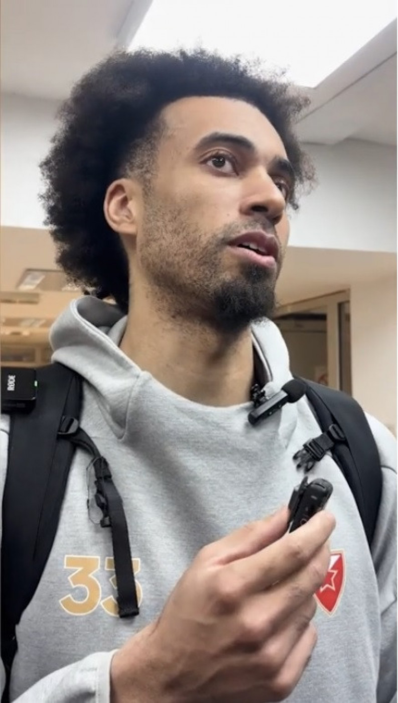 Džordan Nvora govorio posle osvojene MVP nagrade u Kupu Radivoja Koraća!