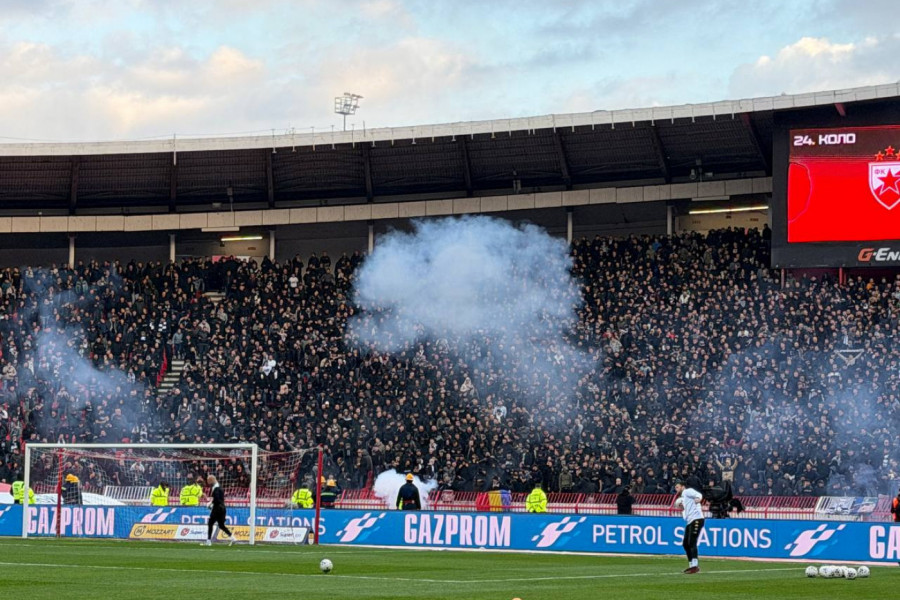 HAOS PRED DERBI: Grobari se potukli na jugu Marakane (VIDEO)