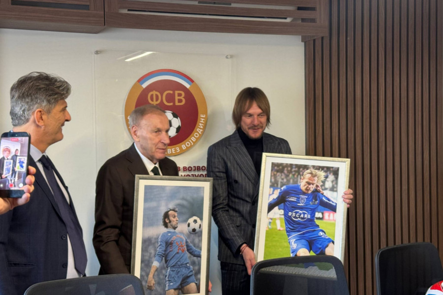 MILOŠ KRASIĆ U OBILASKU FSV: Ovo je za mene jedno veliko zadovoljstvo! (VIDEO)