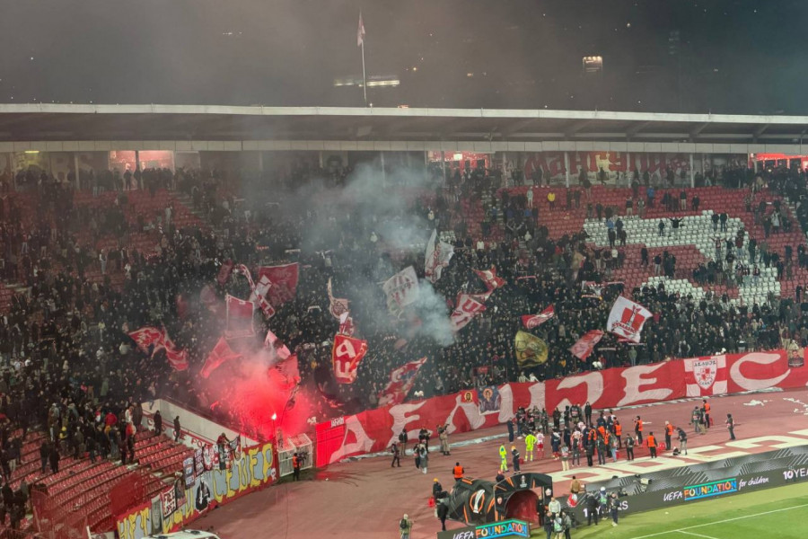 LUDNICA NA SEVERU: Pogledajte šta su delije uradile igračima Zvezde posle poraza od Lila! (VIDEO)