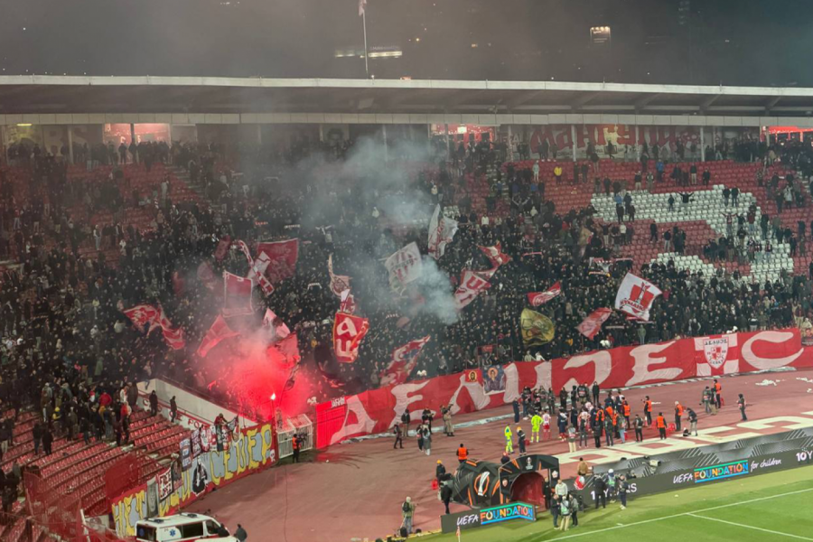 FUDBALER ZVEZDE PLAKAO KAO DETE: Nije mogao da sakrije suze posle poraza od Lila (VIDEO)