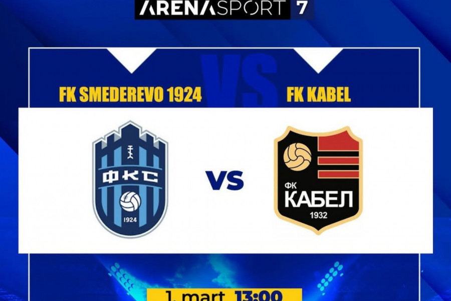 PRVOLIGAŠKI FUDBAL NA ARENI SPORT 7: Smederevo i Kabel u borbi za jako bitne bodove!