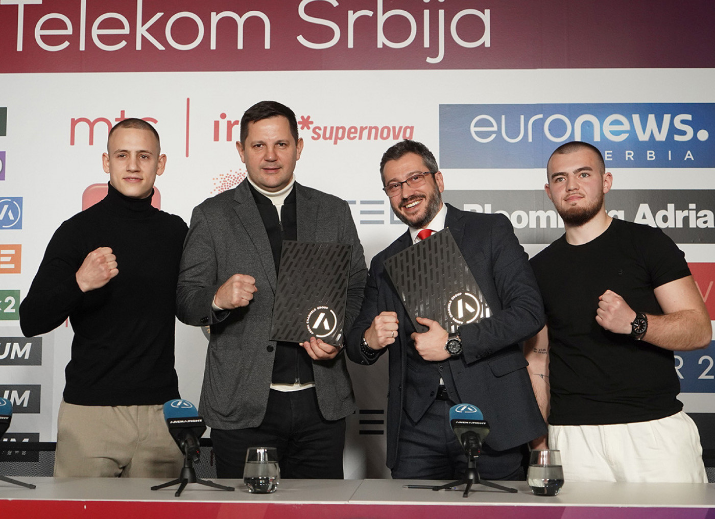 Konferencija Žugića, Borovčanina, Nikolića i Acevskog pred spektakl Balkan Boxing u Boru