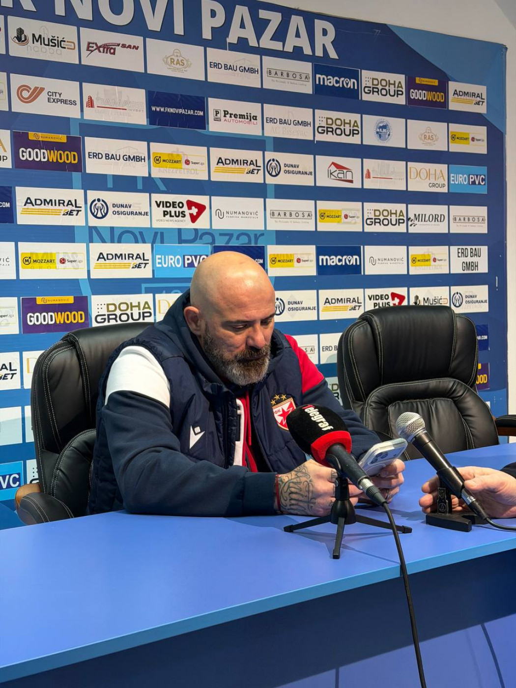 Dejan Stanković posle plasmana Zvezde u polufinale Kupa Srbije