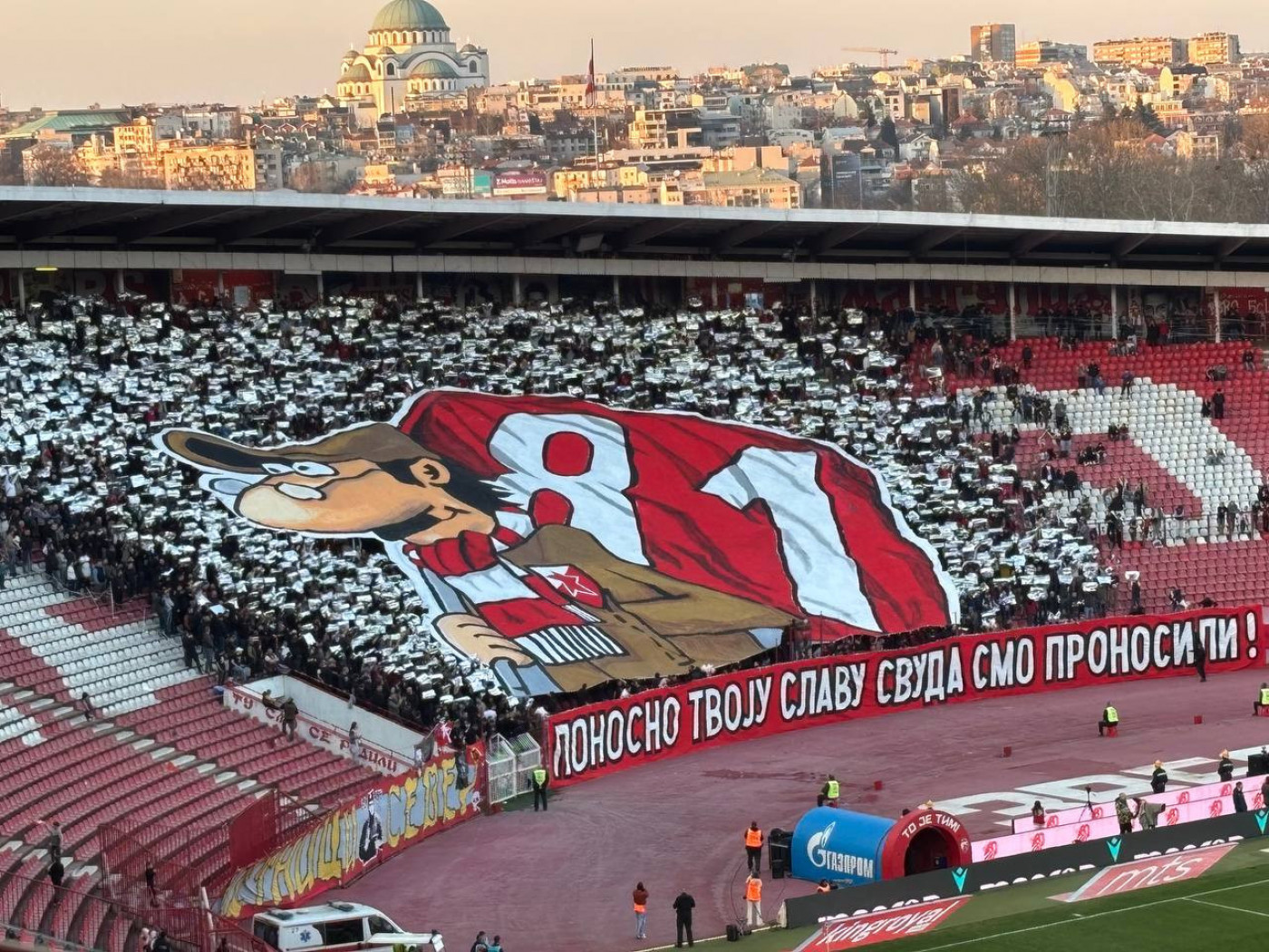 Zvezda proslavlja 81. rođendan, pogledajte atmosferu na Marakani