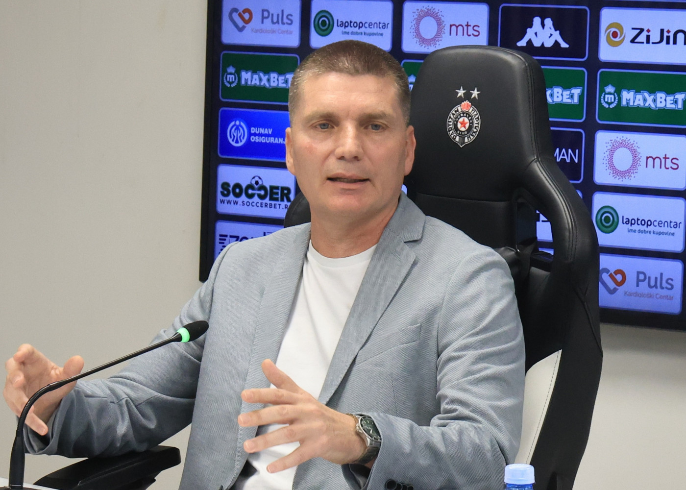 Prva pres konferencija Srđana Blagojevića po povratku u Partizan