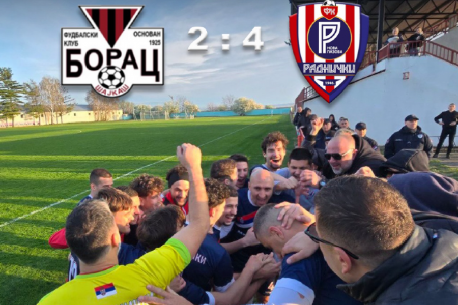 RADNIČKI SLAVIO NA TEŠKOM GOSTOVANJU: Bodovi putuju u Novu Pazovu