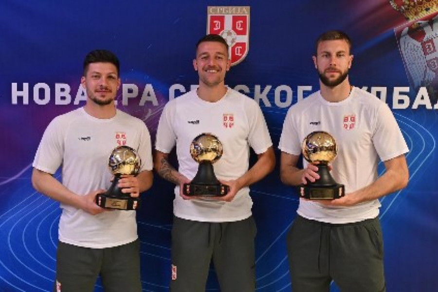 VELIKO PRIZNANJE FSS: "Zlatne lopte" za Jovića, Savića i Pavlovića