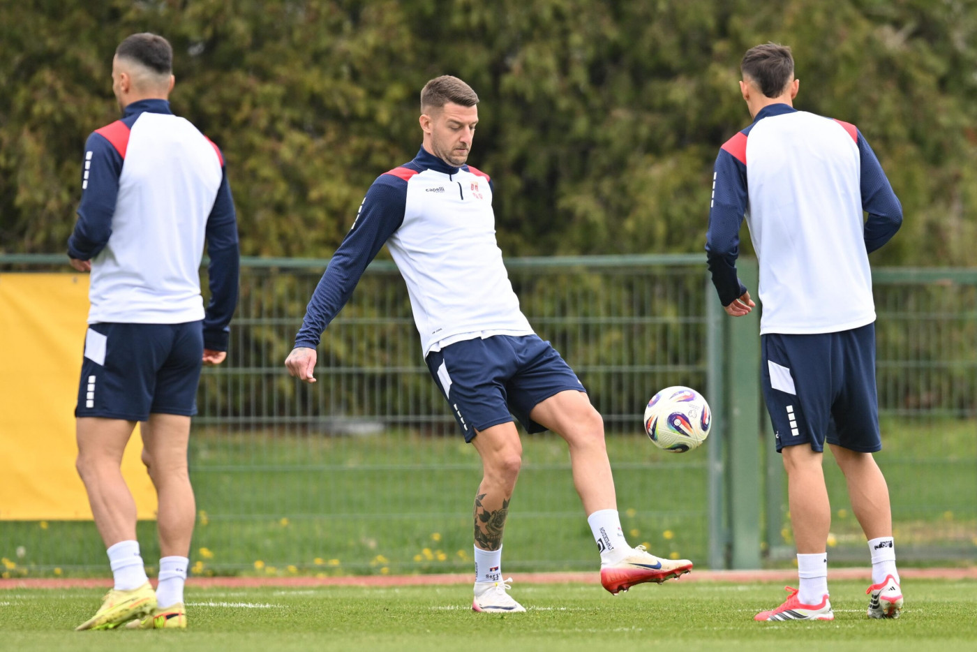 Trening fudbalera Srbije pred put u Španiju