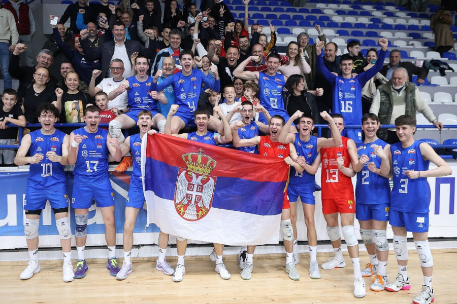 VELIKI USPEH SRPSKIH ODBOJKAŠA: "Orlići" pregazili Slovačku, evo šta ih sada čeka!