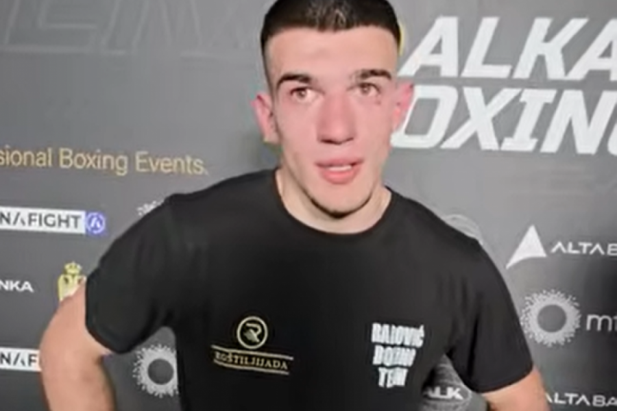 SREĆAN SAM ŠTO SAM POBEDIO: Matija Radović govorio za Sportissimo posle pobede na Balkan Boxing događaju! (VIDEO)