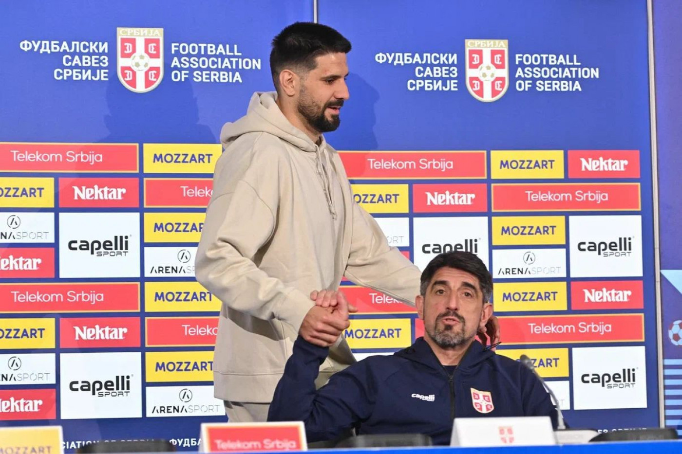 Aleksandar Mitrović posle sjajnog gola i pobede Srbije!