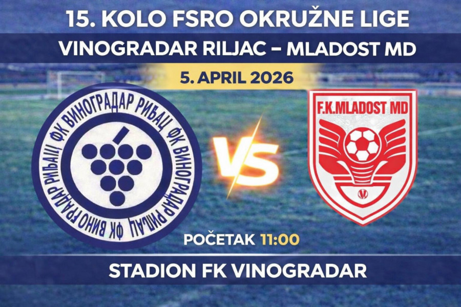 DRUGI KOMŠIJSKI OBRAČUN U SAMO MESEC DANA: Vinogradar ponovo na megdan Mladosti – sada u Riljcu!