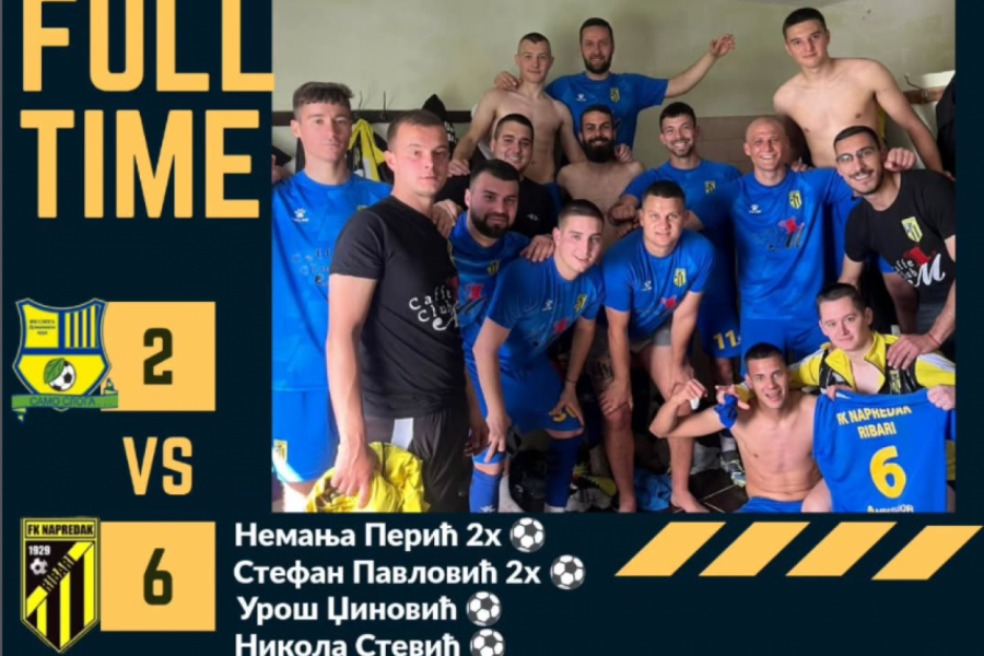 PROLEĆNA PREMIJERA IZ SNOVA: Raspoloženi Napredak brojao do šest