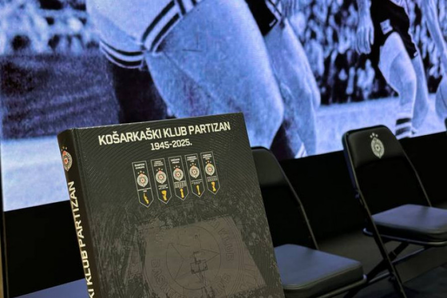 PROMOCIJA MONOGRAFIJE PRED MEČ SA BASKONIJOM: OSAMDESET GODINA KK PARTIZAN (FOTO)