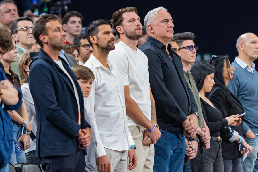 SPORTSKA ELITA U MADRIDU: Đoković i Dončić bodre Zvezdu protiv Reala (FOTO)