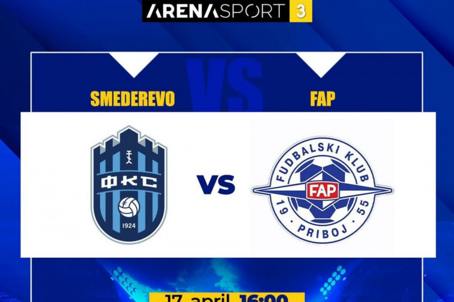 PRAVAC ARENA SPORT 3: Prvoligaški duel u Smederevu koji garantuje dobar fudbal!