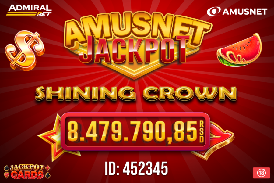 DŽEKPOT KOJI SE PAMTI: Igrač iz Beograda osvojio preko 8 miliona dinara!