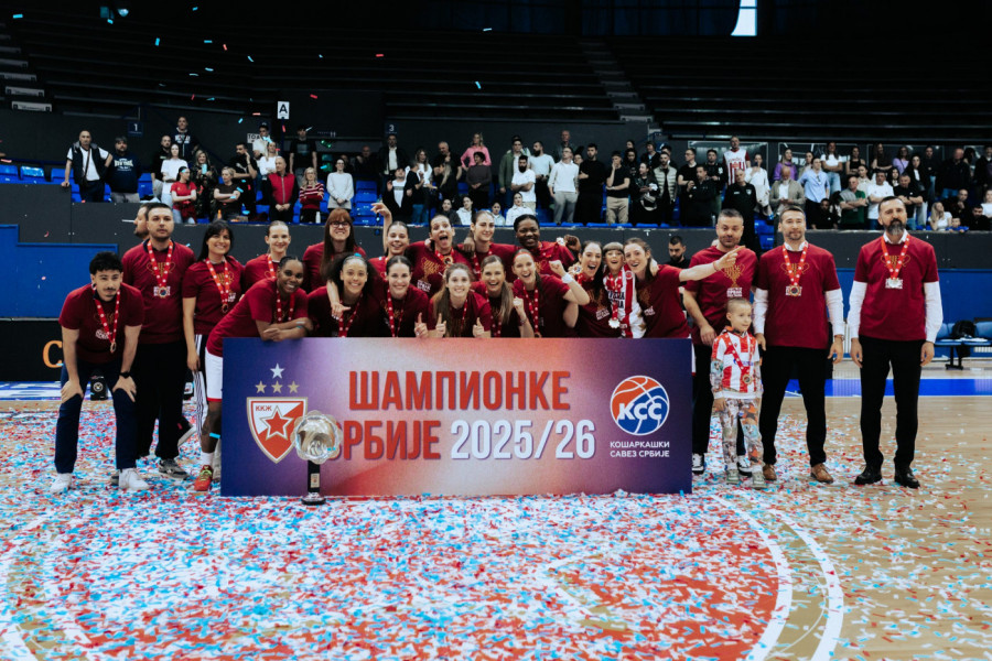 TITULA! Košarkašice Crvene zvezde odbranile naslov šampionki Srbije
