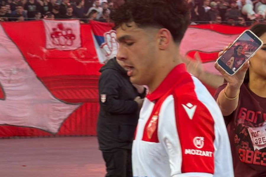 DAO GOL NA DERBIJU, PA ZAPLAKAO: Ovu scenu biser Zvezde nikada neće zaboraviti (VIDEO)